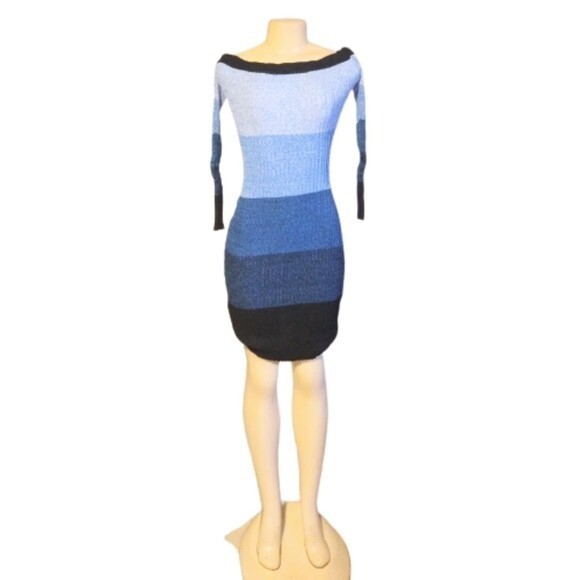 Blue Bodycon Sweaterdress L - Picture 5 of 5